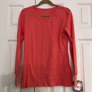 NWT Coral Peaches Uniform Scrubs Undershirt